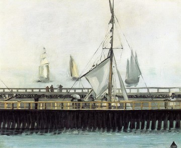 ブローニュの桟橋 エドゥアール・マネ Oil Paintings